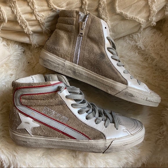 Golden goose slide high tops leather/suede - Picture 8 of 16